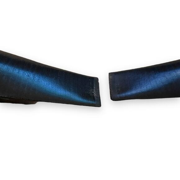 Calvin Klein Elita Cosmopolitan Stacked Pump Heels in Metallic Silver Sz 8.5 - Picture 12 of 16